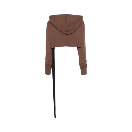 Drawstring Cropped Hoodie