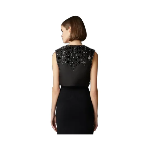 Viv' Choc Short Gilet In Silk