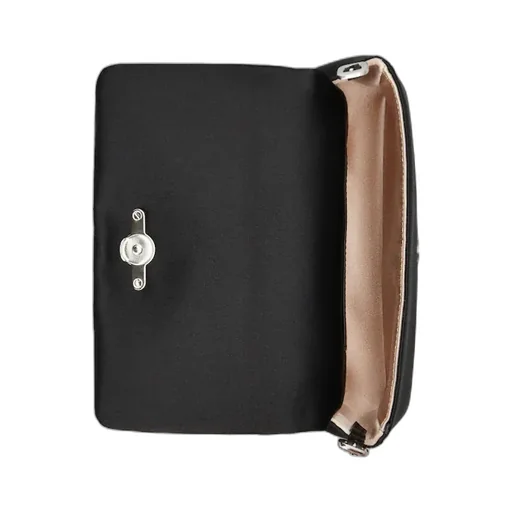 Viv' Choc Strass Phone Bag In Satin