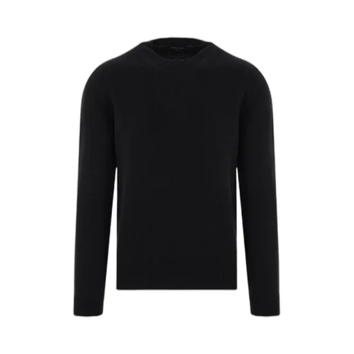 Round-Neck Knitted Sweater