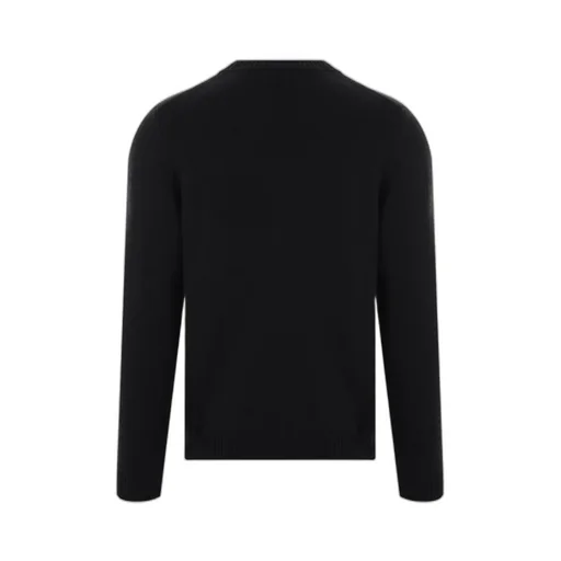 Round-Neck Knitted Sweater