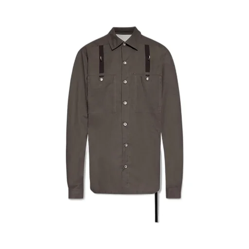 Tassel-Detail Button-Down Shirt