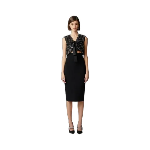 Viv' Choc Short Gilet In Silk