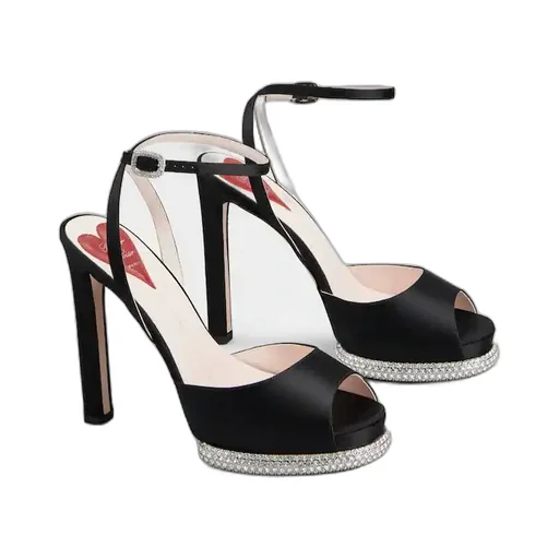 Viv' Choc Strass Platform Sandals