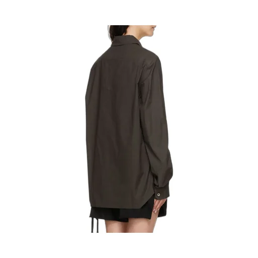 Tassel-Detail Button-Down Shirt
