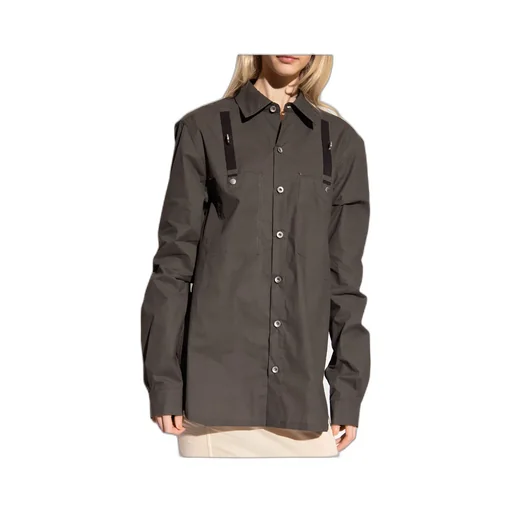 Tassel-Detail Button-Down Shirt