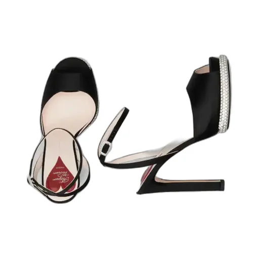 Viv' Choc Strass Platform Sandals