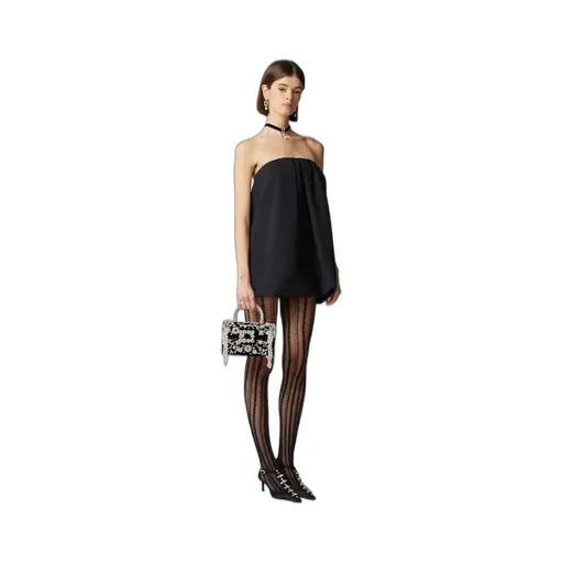 Ramage Jewel Mini Flower Strass Buckle Clutch Bag In Velvet