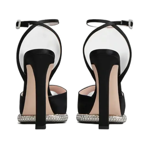 Viv' Choc Strass Platform Sandals