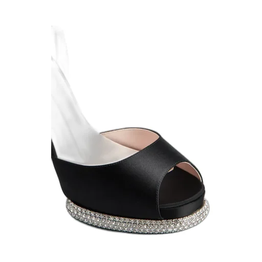 Viv' Choc Strass Platform Sandals