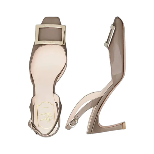 Trompette Buckle Slingback Pumps