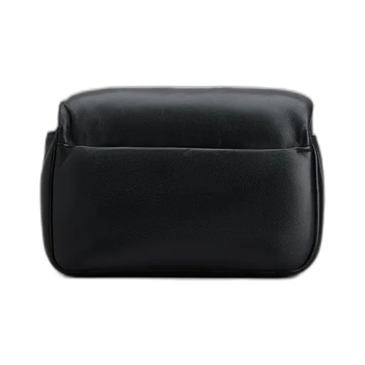 Logo Engraved Foldover Top Shoulder Bag