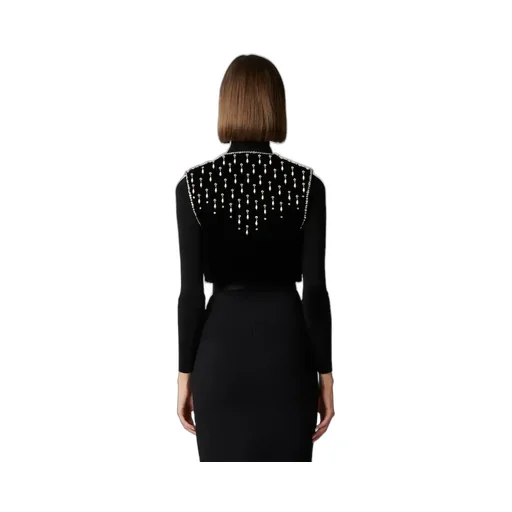 Viv' Choc Short Gilet In Velvet