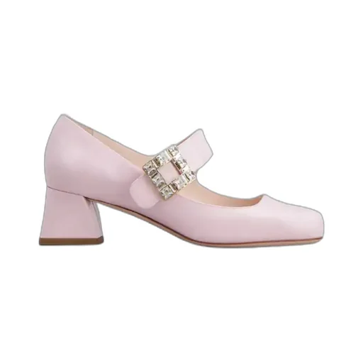 TrÈS Vivier Embellished Buckle Babies Pumps