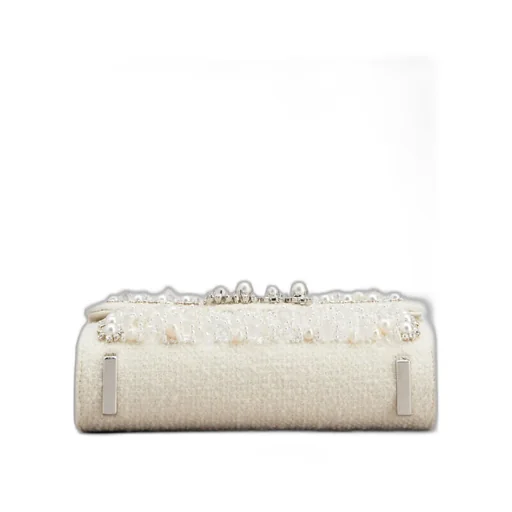Flower Strass Pearl Mini Buckle Jewel Clutch Bag