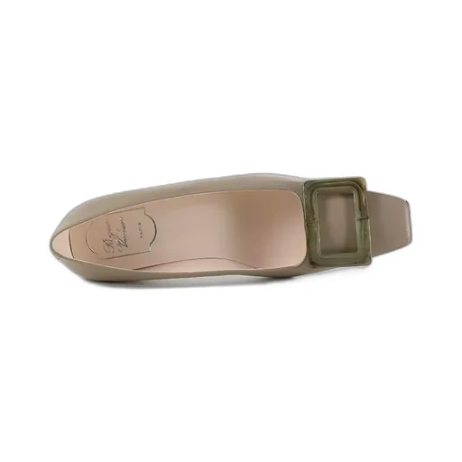 Metal Buckle Thick Heels