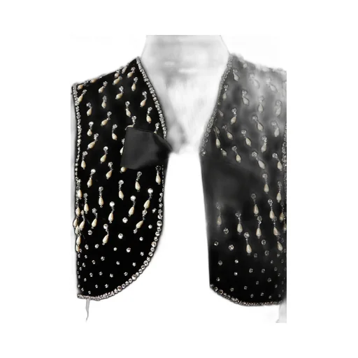 Viv' Choc Short Gilet In Velvet