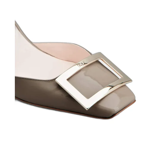 Trompette Buckle Slingback Pumps