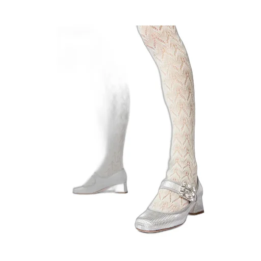 TrÉS Vivier Strass Buckle Babies Pumps In Fabric