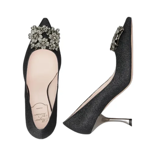Rv Bouquet Strass Buckle Pumps