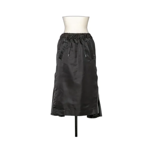 Elasticated Waist Drawstring Skirt