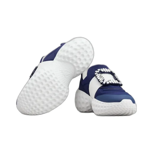 Viv' Run Light Strass Buckle Sneakers In Technical Fabric