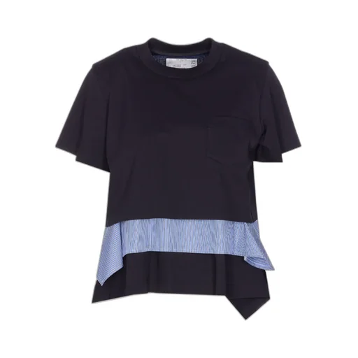 Layered Asymmetrical Hem T-Shirt