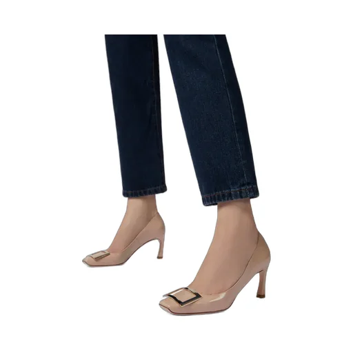 Trompette Embellished Buckle Pumps
