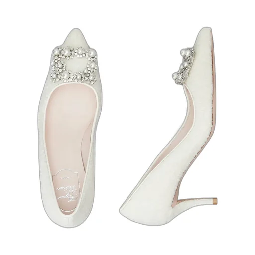 Embellished Pointed Toe Pumps
