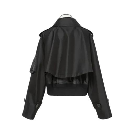 Layered Cropped Jacket