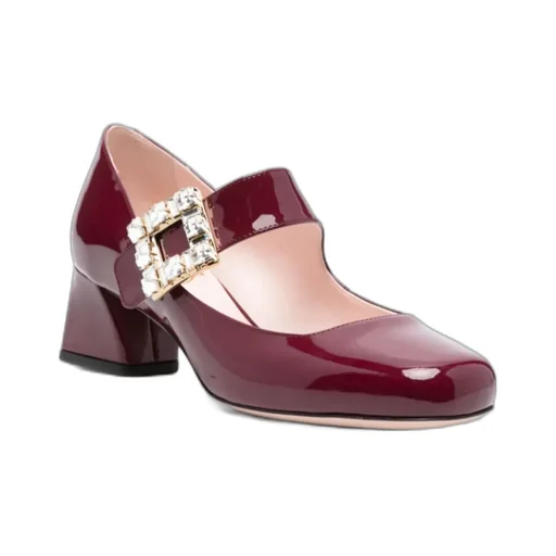 Crystal Clasp High Heels