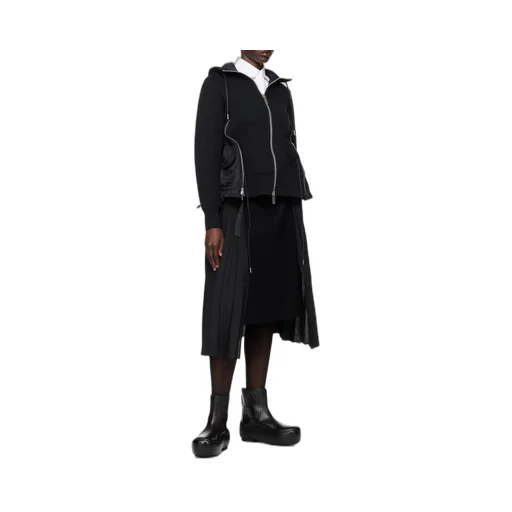Panelled Zipped Jacket