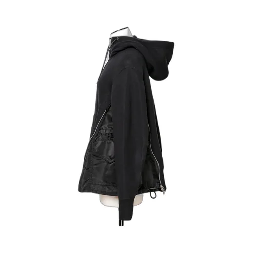 Panelled Zipped Jacket