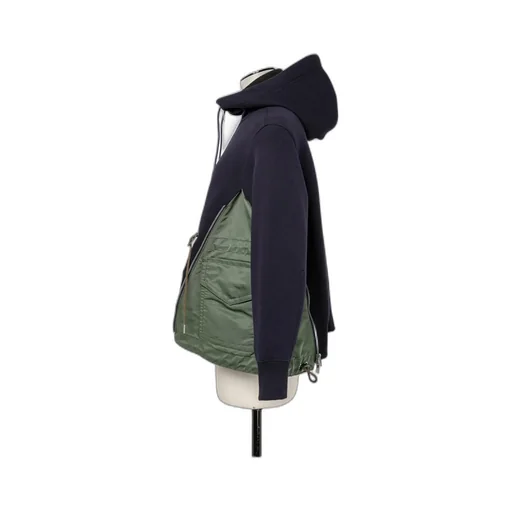Panelled Zipped Jacket