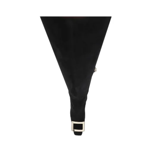 Buckle-Detailed Square-Toe Boots