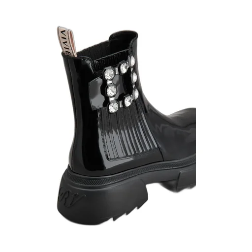 Buckle Embellished Ankle Boots