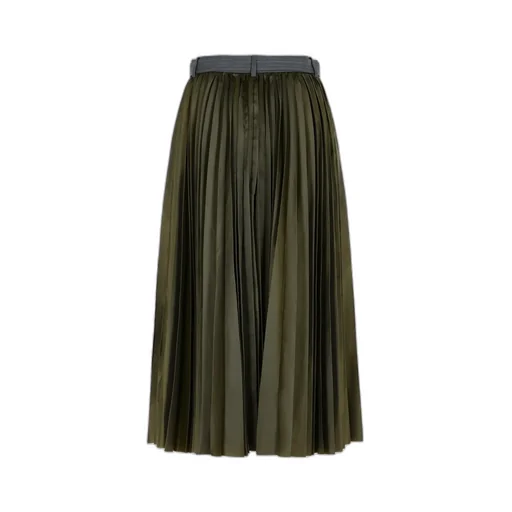 Striped Belted Skirt