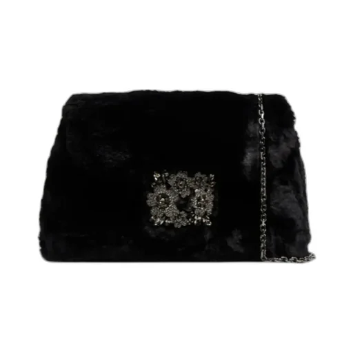 Embellished Chain-Linked Shoulder Bags