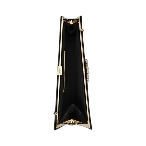 Twinkle Asymmetrical Buckle Embellished Clutch Bag