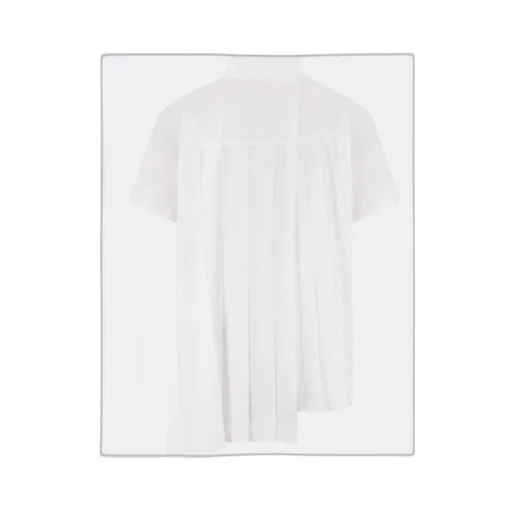Asymmetric Short-Sleeved Shirt