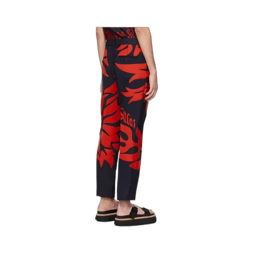 Floral Applique Casual Pants