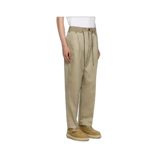 Straight-Leg Cotton Chino Trousers