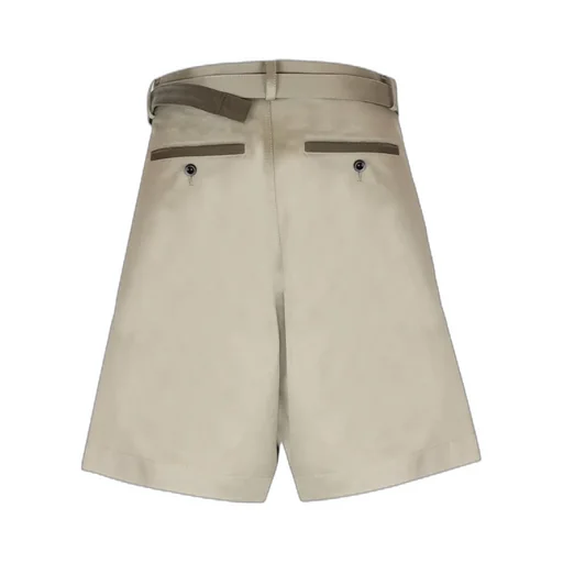 Belted Wide-Leg Shorts