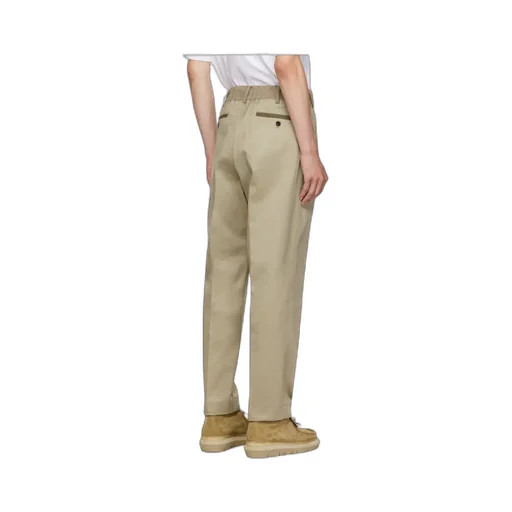 Straight-Leg Cotton Chino Trousers