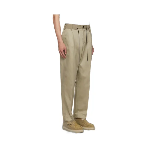 Straight-Leg Cotton Chino Trousers