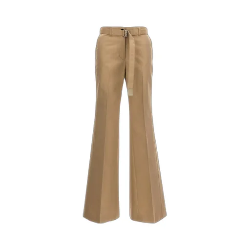 Flared Belted Trousers