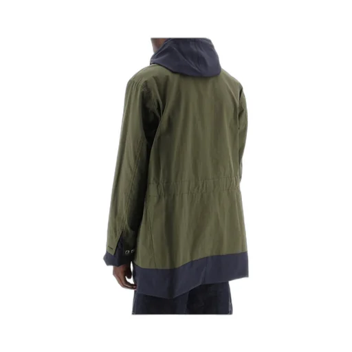 Single-Breasted Layered Coat