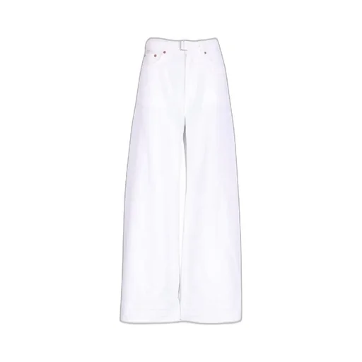 Belted Raw Cut Jeans