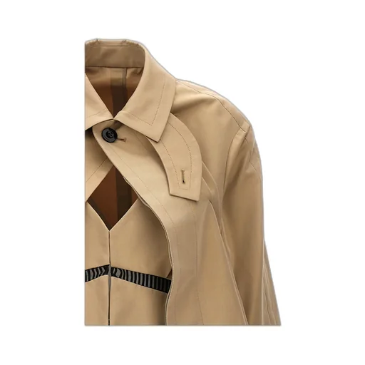 Pleated Trench Coat Underlayer