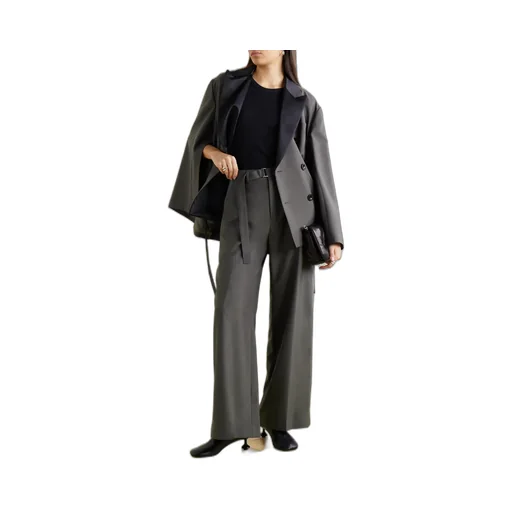 Wide-Leg Casual Pants